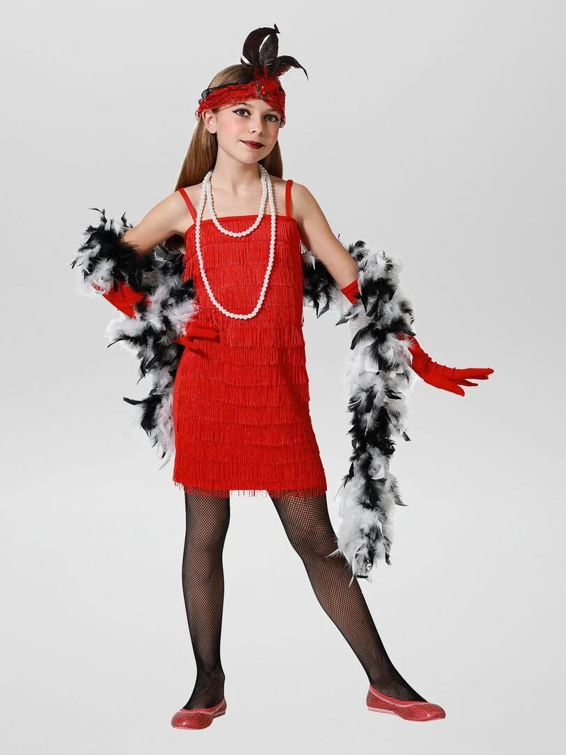 Déguisement de robe 'Charleston' Rouge