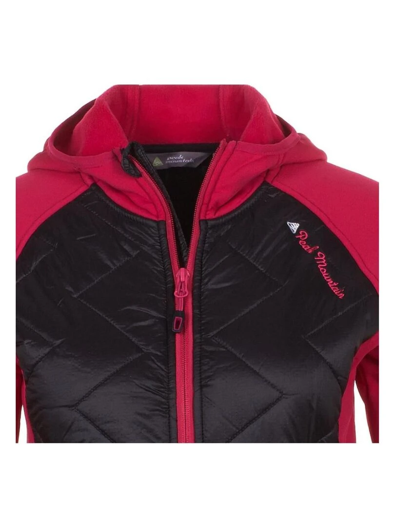Blouson polarshell femme ACERLA   Noir Rose