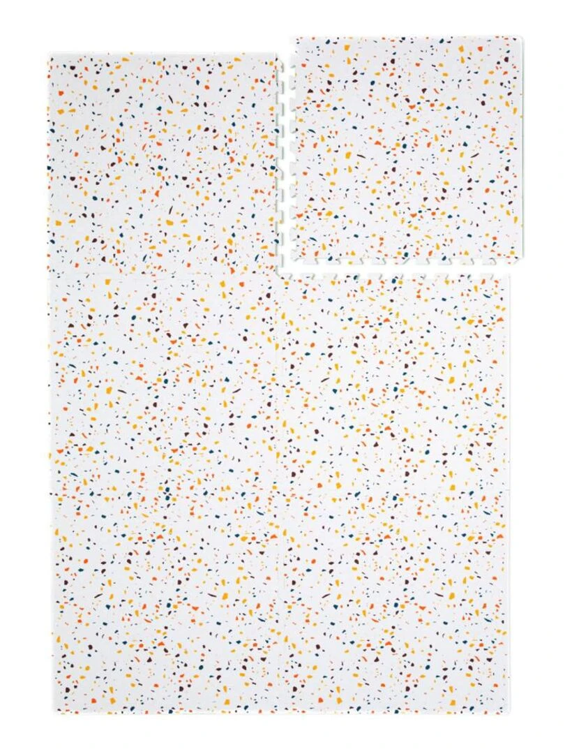 Tapis De Jeu Enfant Puzzle Arc En Ciel par Kidolo 120 x 180 cm Orange