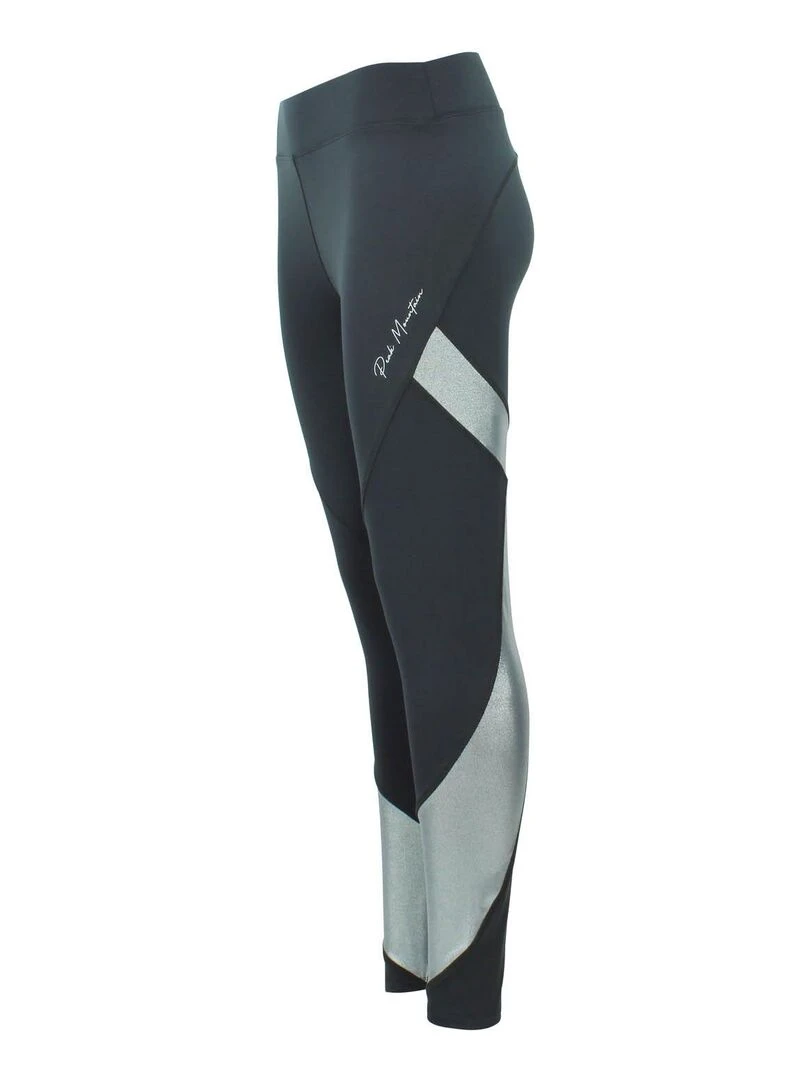 Legging technique femme ATHLETE   Noir Argenté