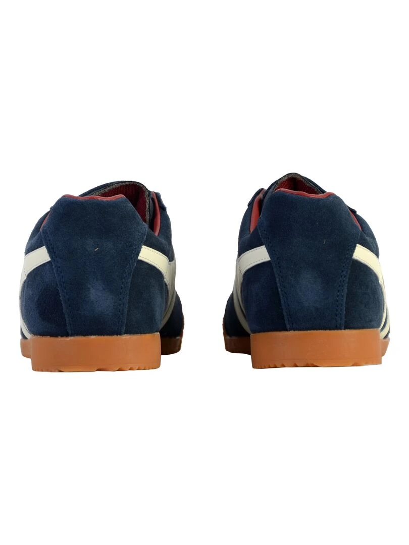 Basket Gola Harrier Suede   Bleu marine