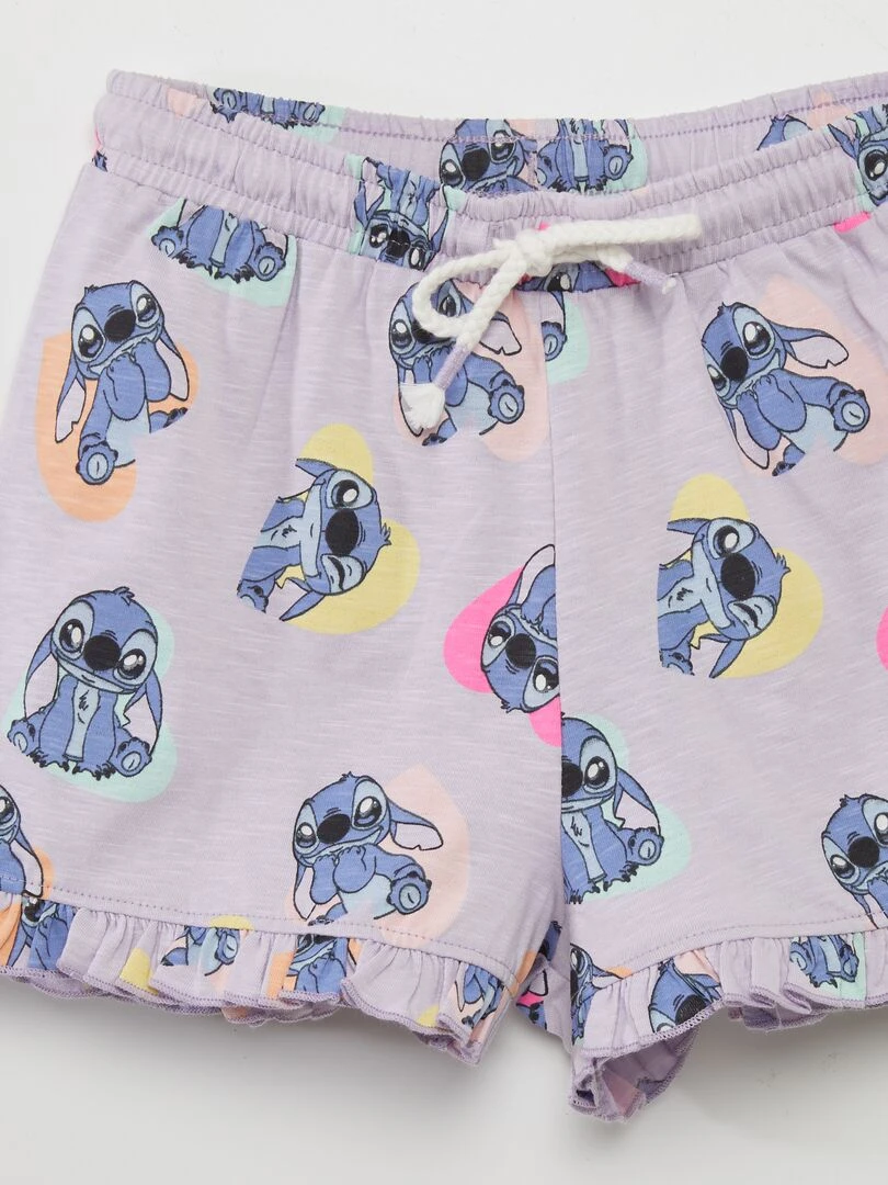 Ensemble top + short 'Disney'   Blanc