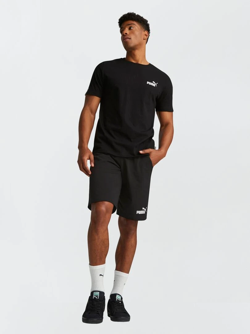 Short en coton 'Puma'   Noir