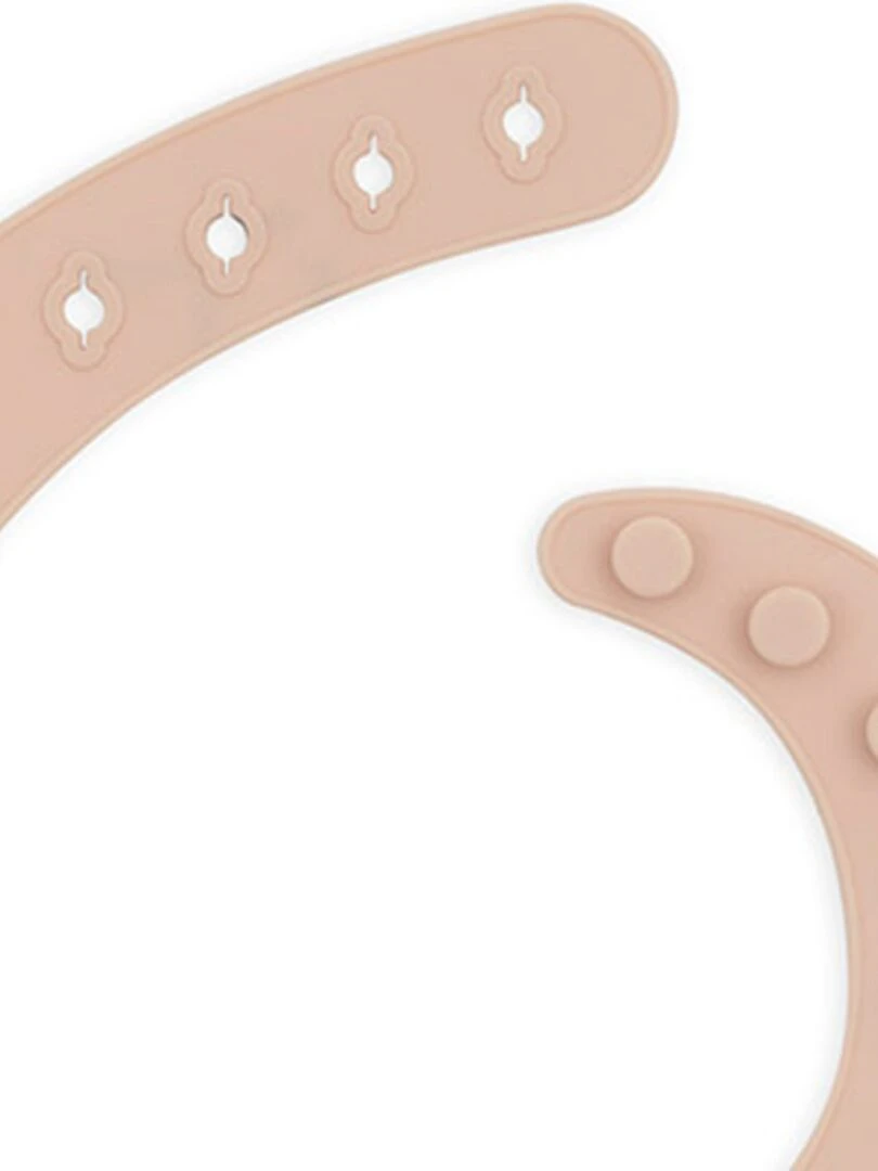 Bavoir En Silicone Rose Pâle Rose