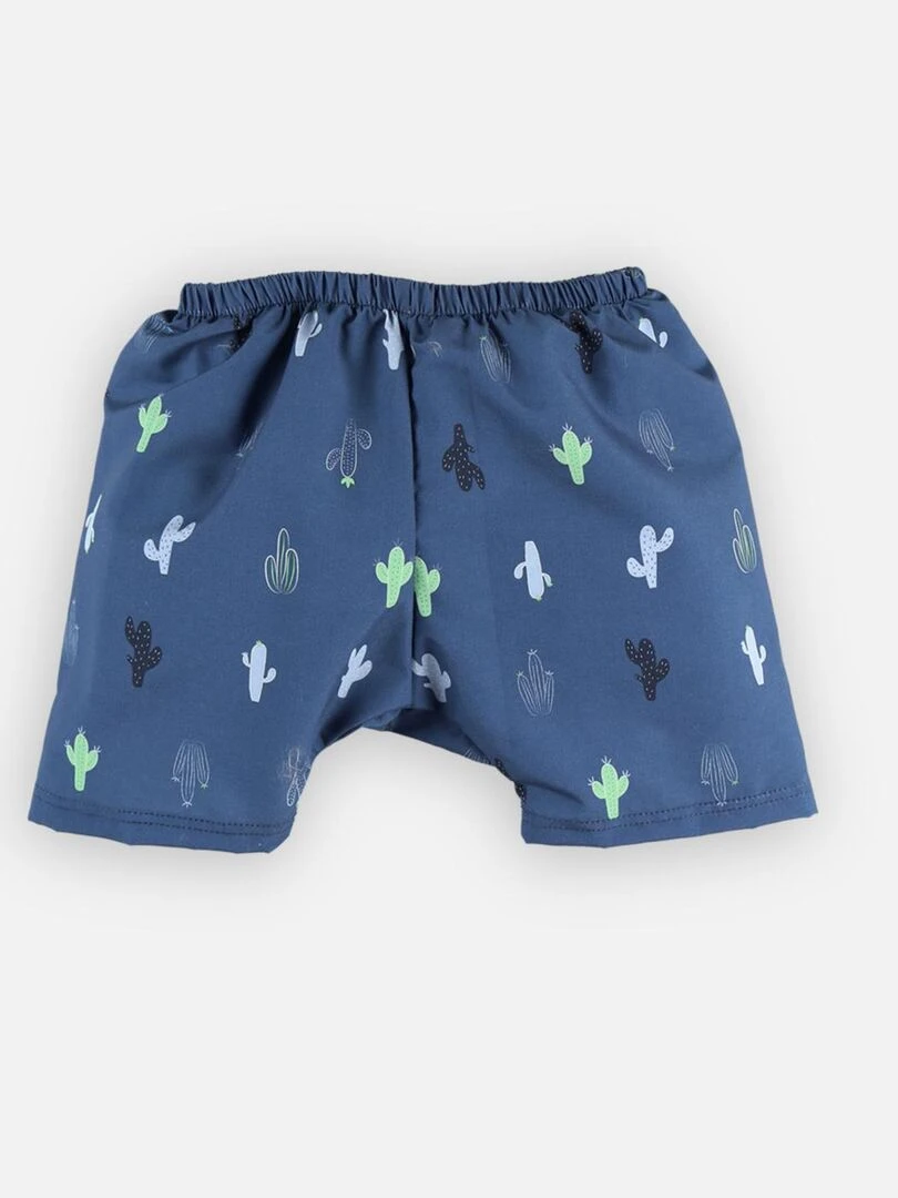 Short de bain double protection   Archimède   Bleu