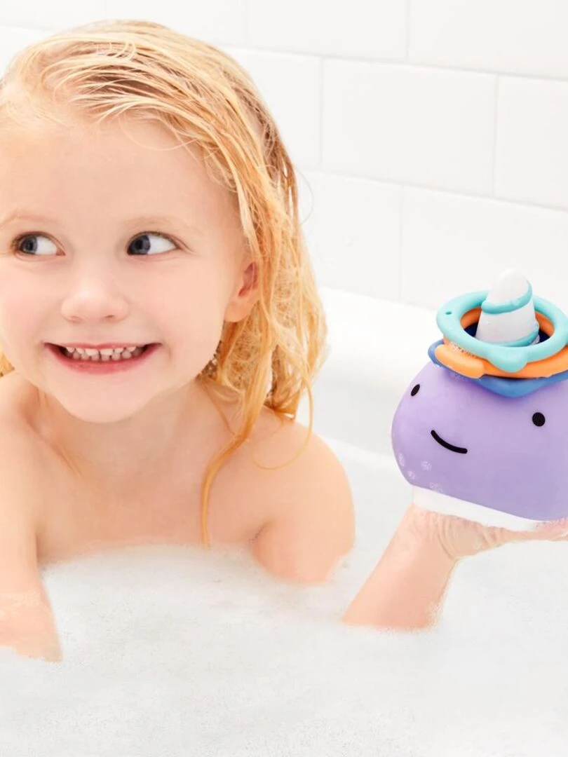 Jeu de bain Zoo lancer d'anneaux   Violet