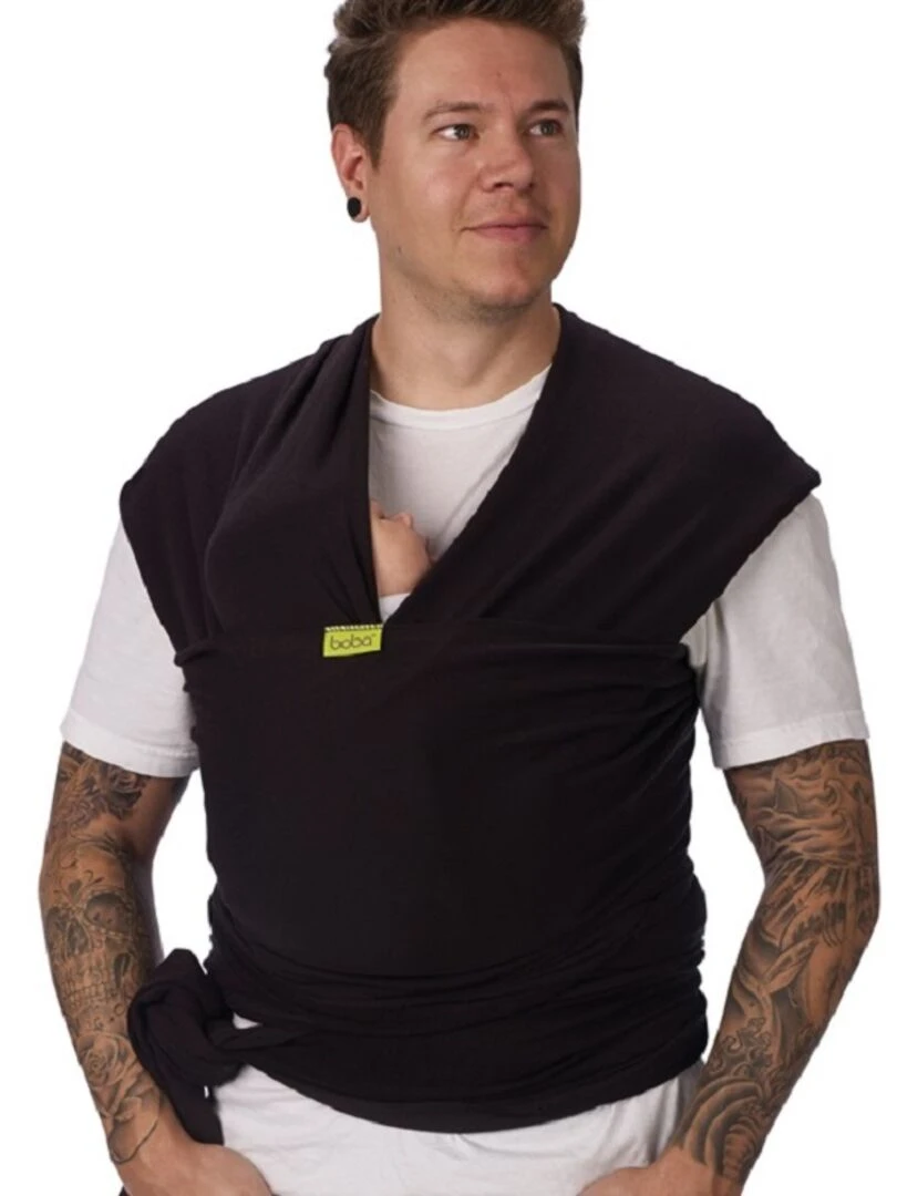 Echarpe de portage Boba Wrap Noire Noir