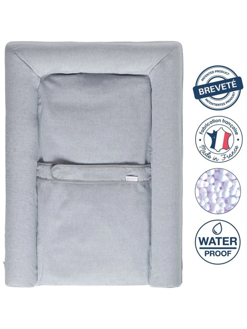 Candide Matelas à langer Mat' Confort gris chiné Gris