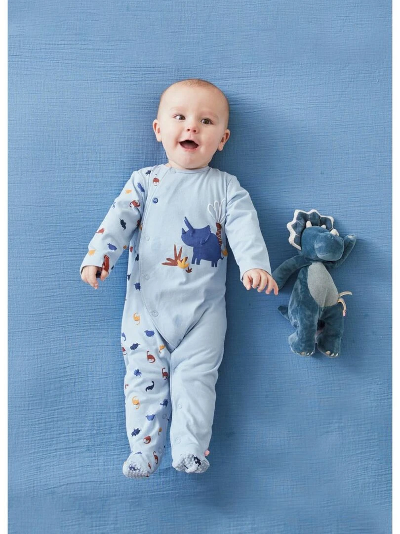 Pyjama bébé en jersey de coton   Noukie's   Bleu