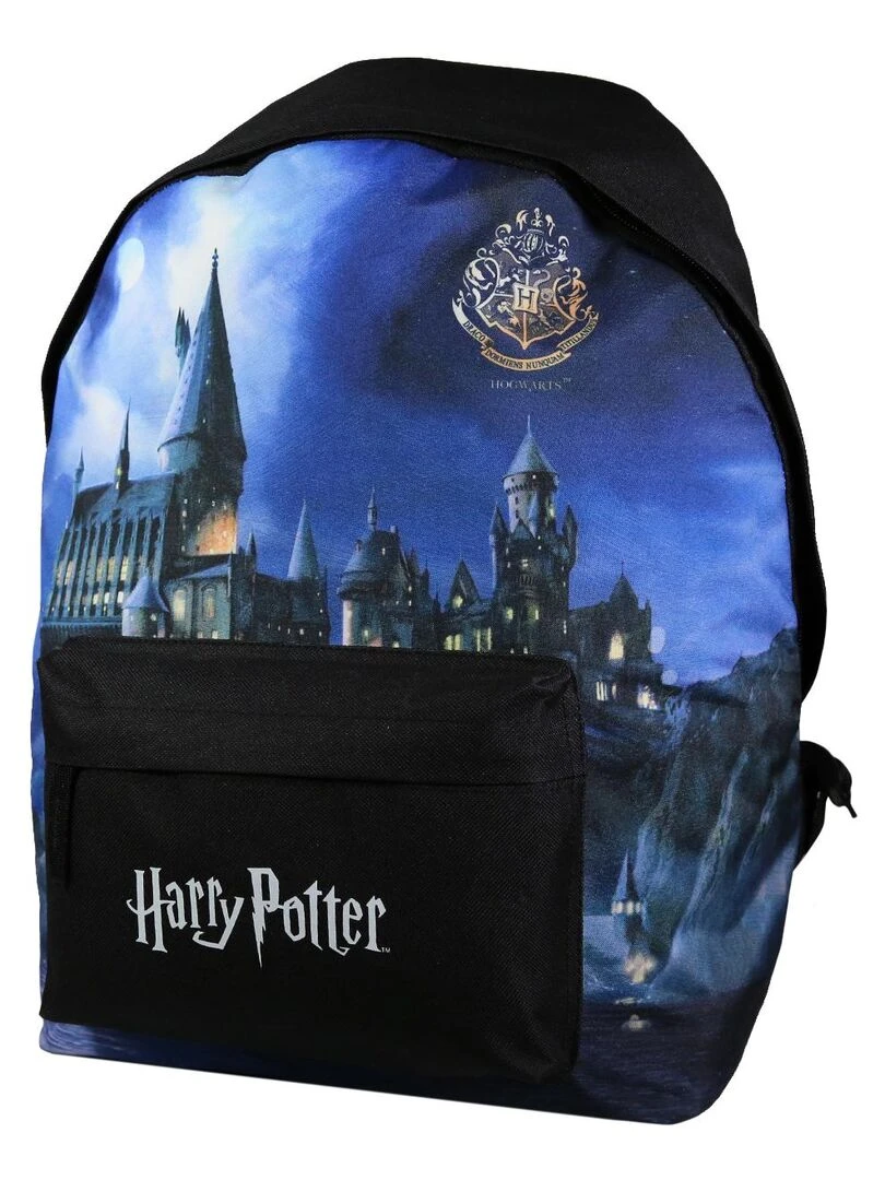 BAGTROTTER Sac à dos 1 compartiment Harry Potter Noir Château Noir