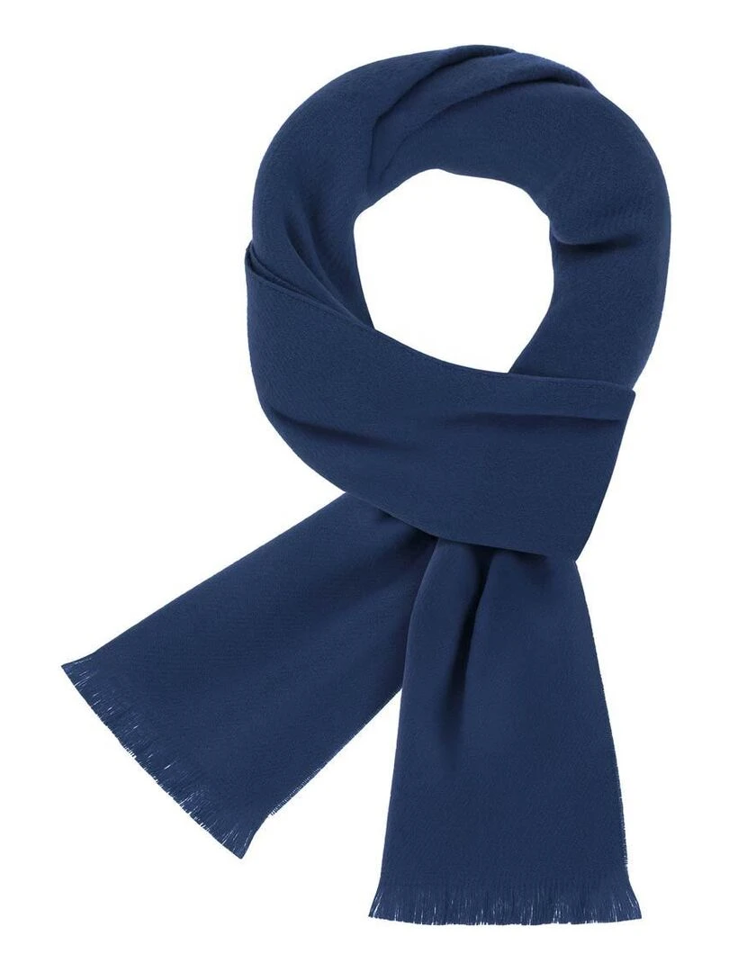 Echarpe Sherpa Fabriqué en France Bleu marine