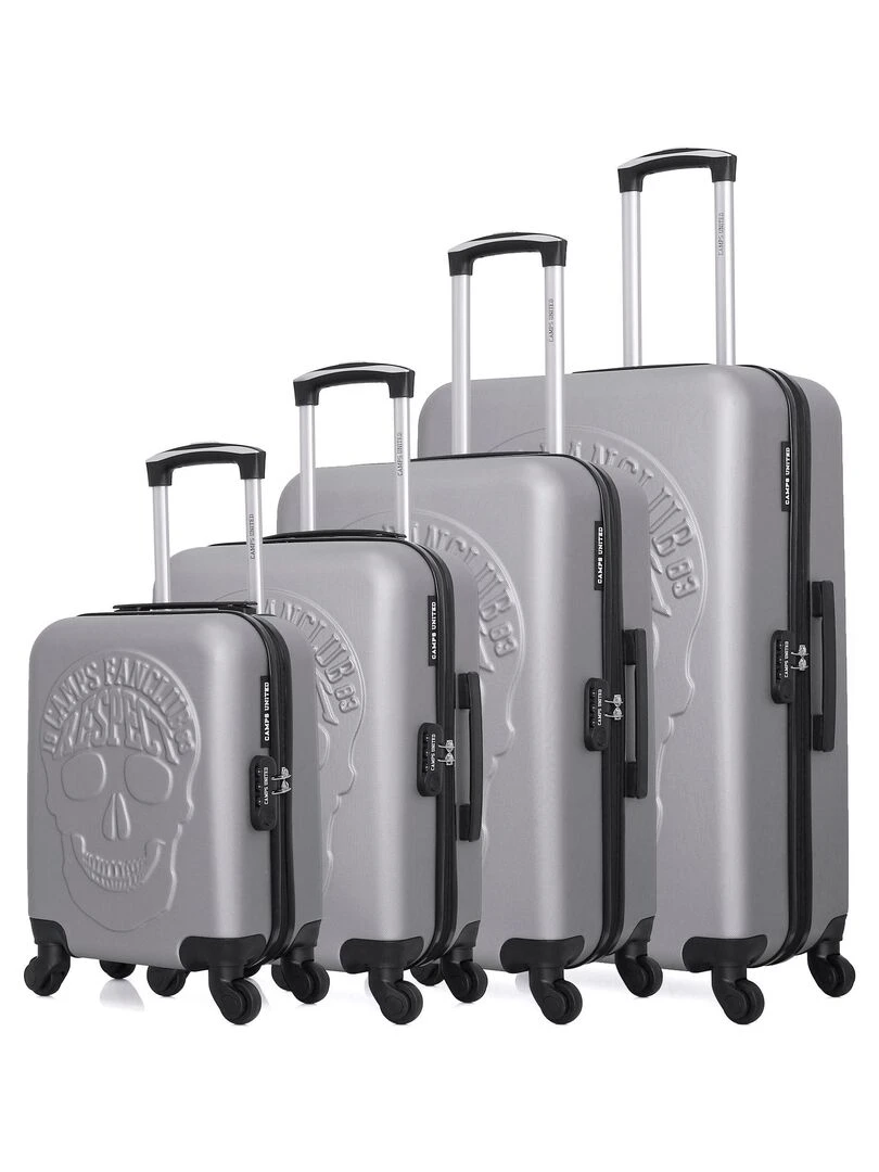 CAMPS UNITED SET DE 4 ABS CORNELL M 75 CM Gris