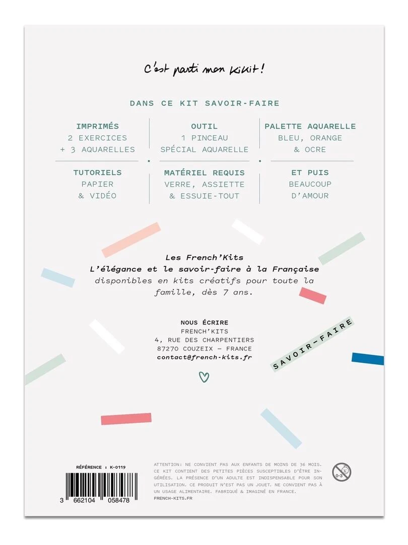 Coffret Aquarelle débutant   Renard   N/A