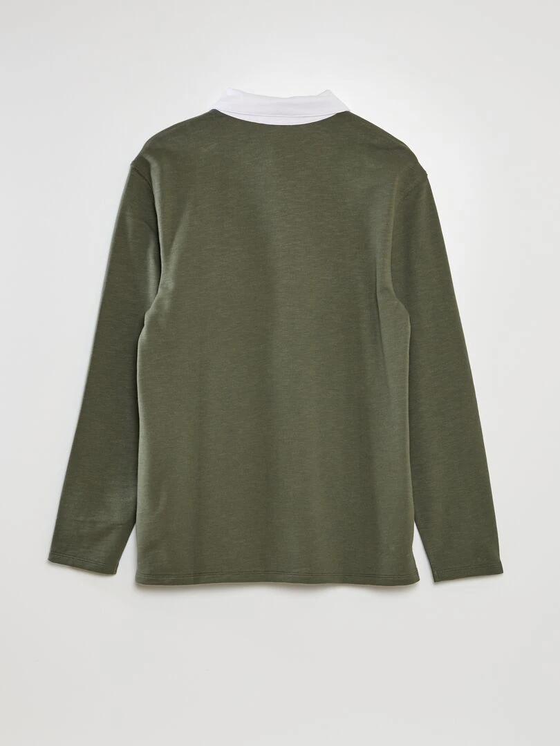 Polo en jersey Vert