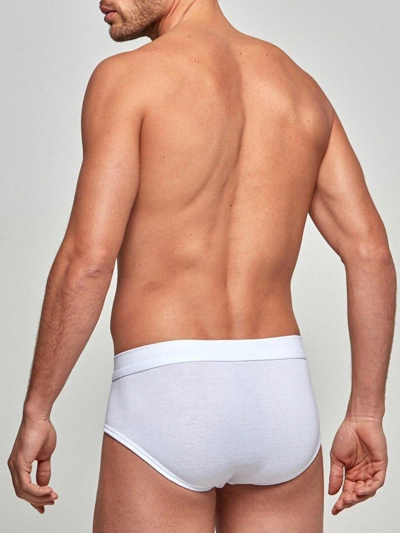 Slip pur coton Essentials   Blanc