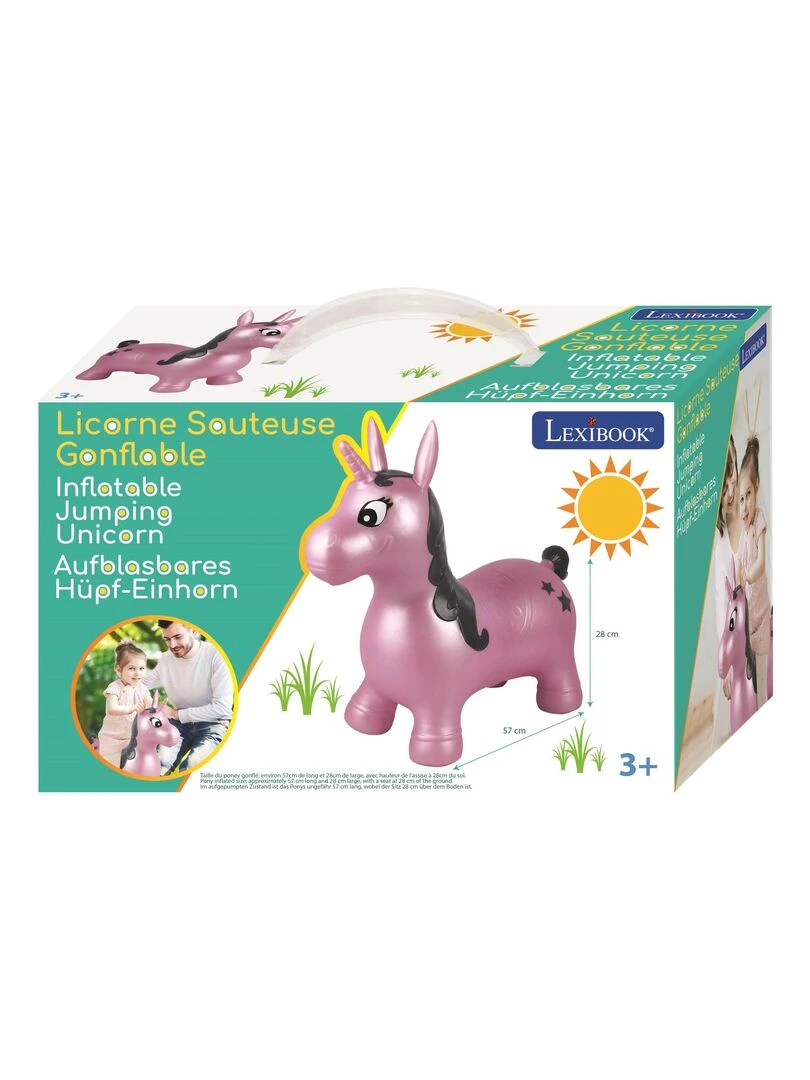 Licorne Sauteuse Gonflable   N/A