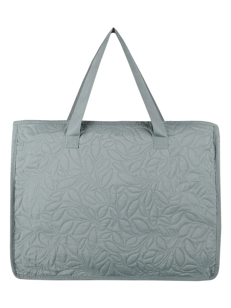 Boutis 240x260 avec 2 taies et sac Cassandre argile Gris