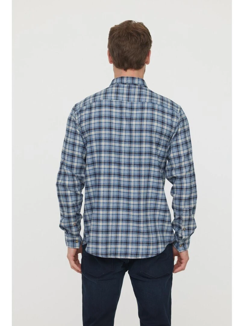 Lee Cooper   Chemise manches longues coton regular DULOPA   Gris