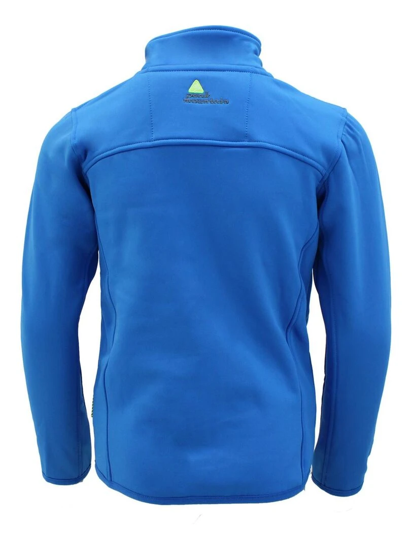Blouson polarshell garçon ECANTON PEAK MOUNTAIN Bleu