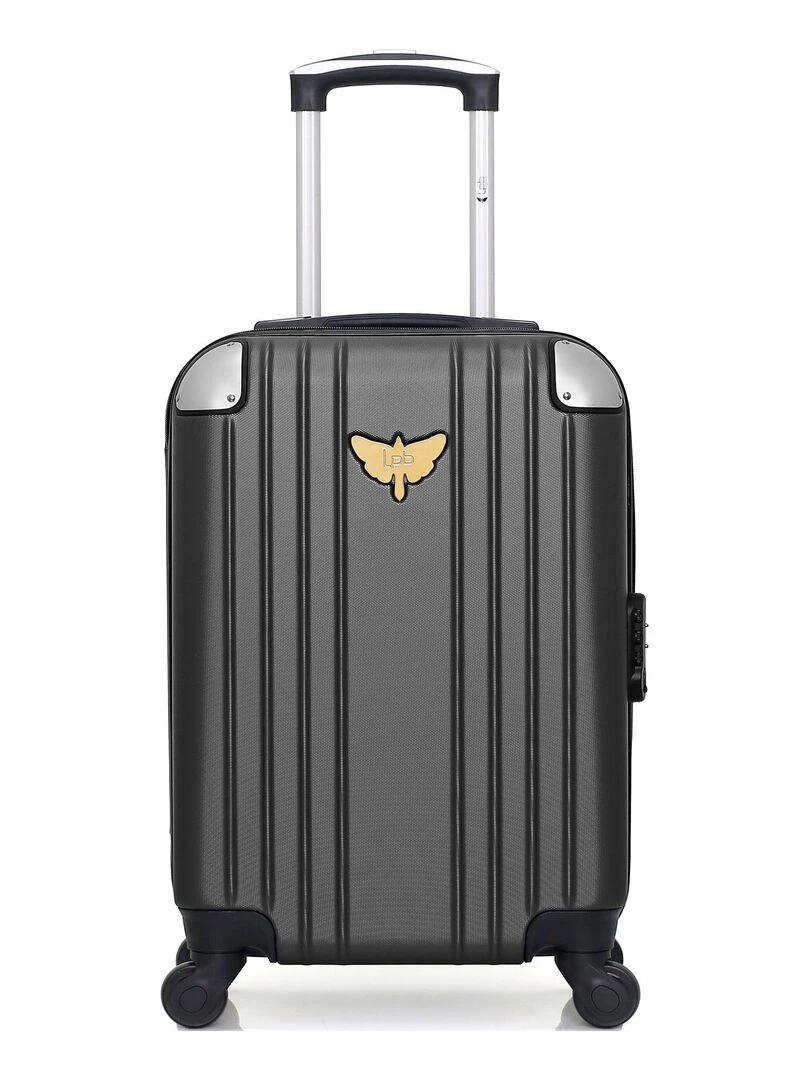 LPB LUGGAGE VALISE CABINE ABS AMELIE E 4 ROUES 50 CM Noir