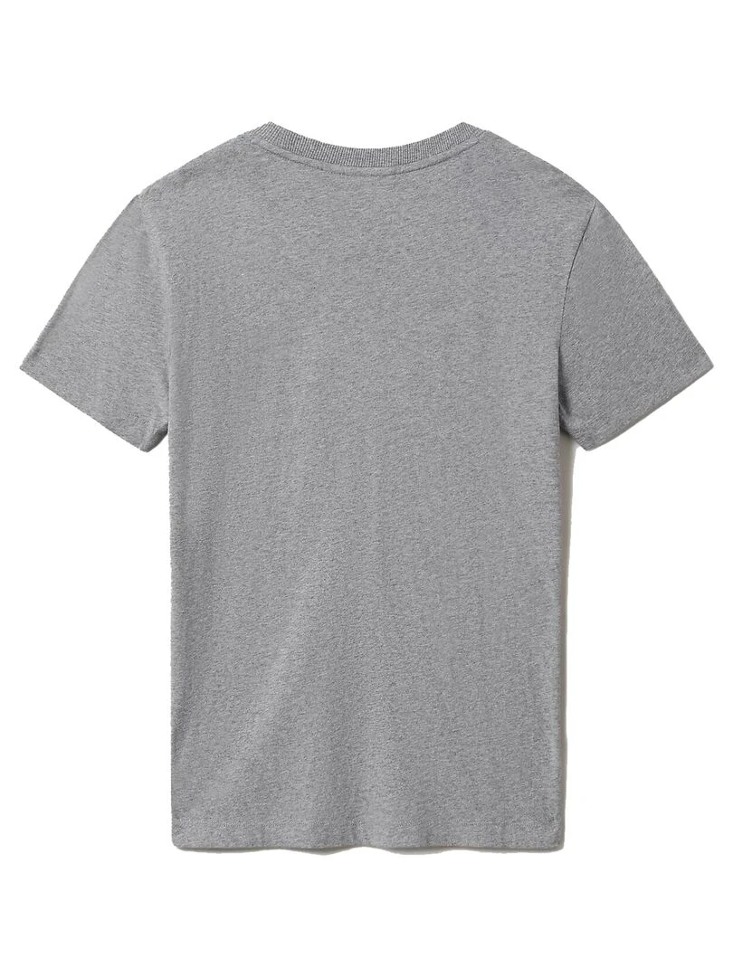 Tee Shirt Napapijri Serber Print   Gris