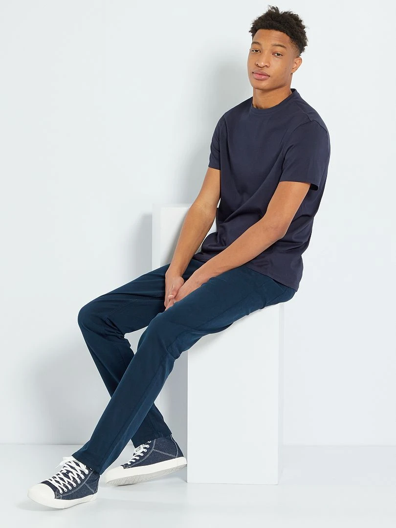 Pantalon slim L38 + de 2m Bleu marine