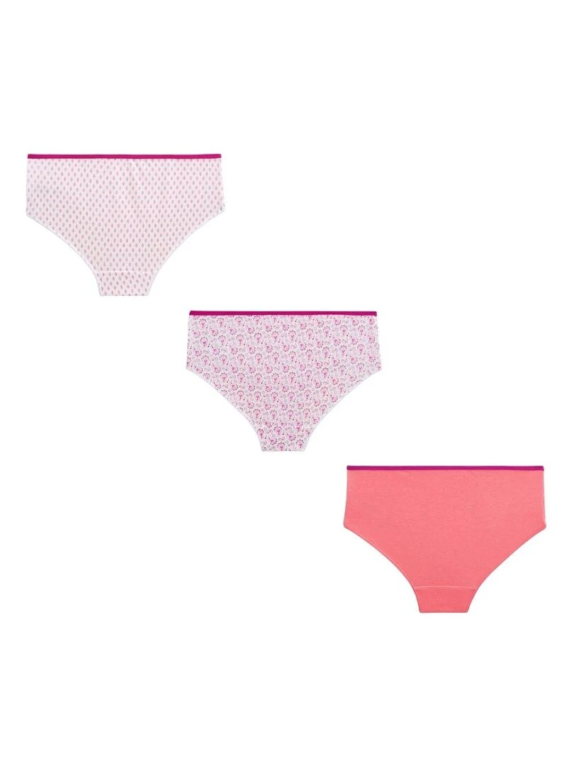 Lot de 3 culottes fille Ethnic Summer Rose