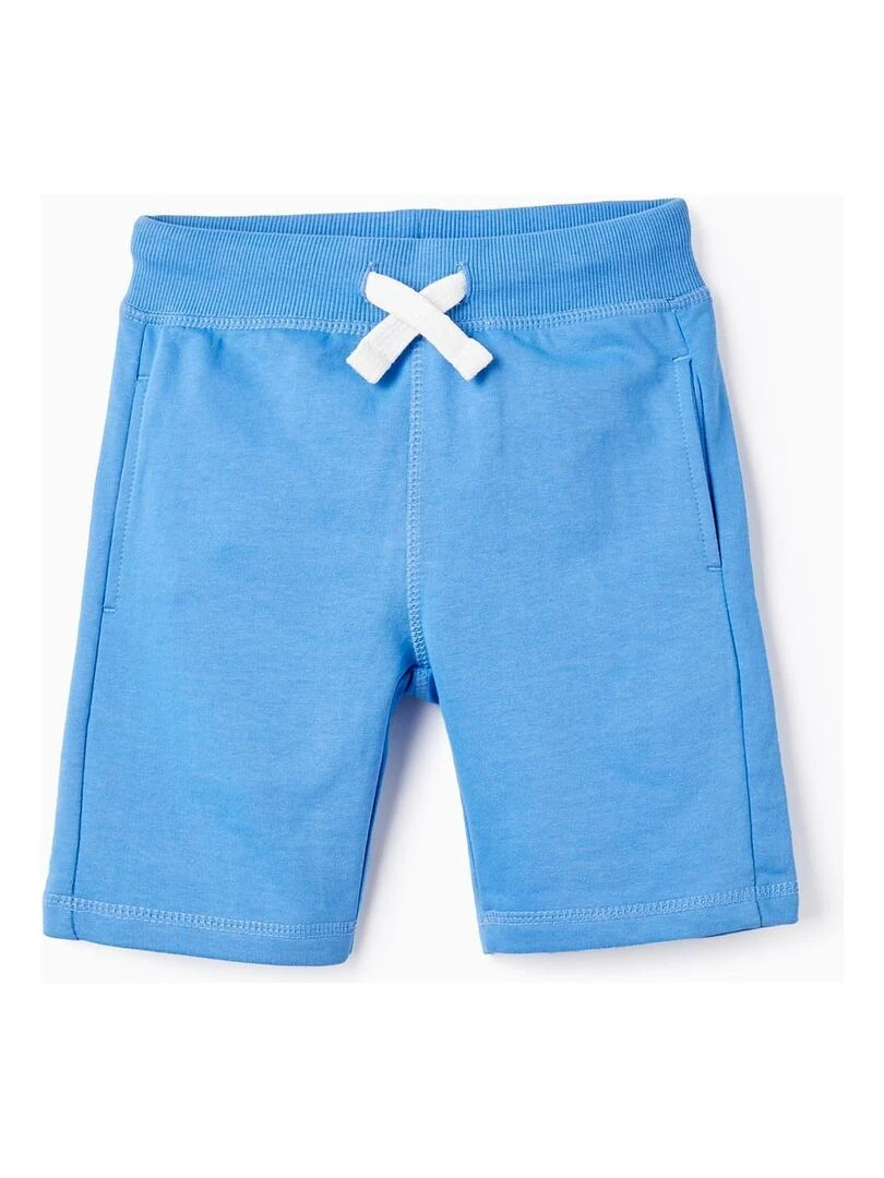 Short en Coton pour Garçon EXPLORING AUSTRALIA Bleu