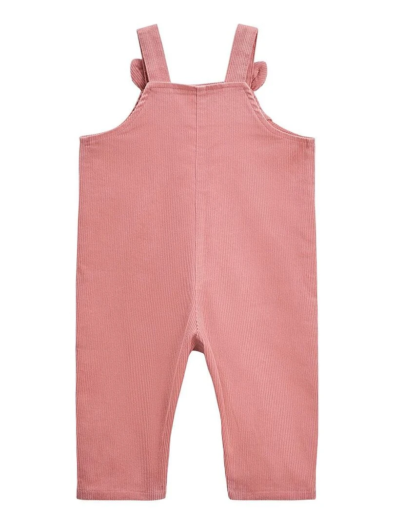 Salopette bébé en velours côtelé Rosa Rose