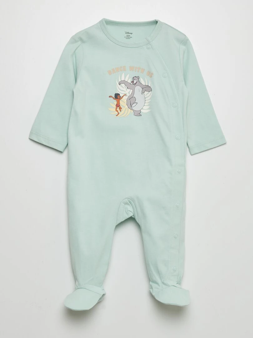 Pyjama 1 pièce imprimé 'Mowgli' Vert