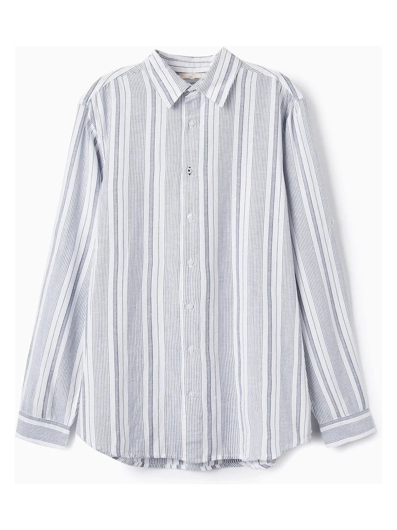 Chemise À Rayures Pour Adulte 'You&Me' manches longues BROTHERS&SISTERS Beige clair