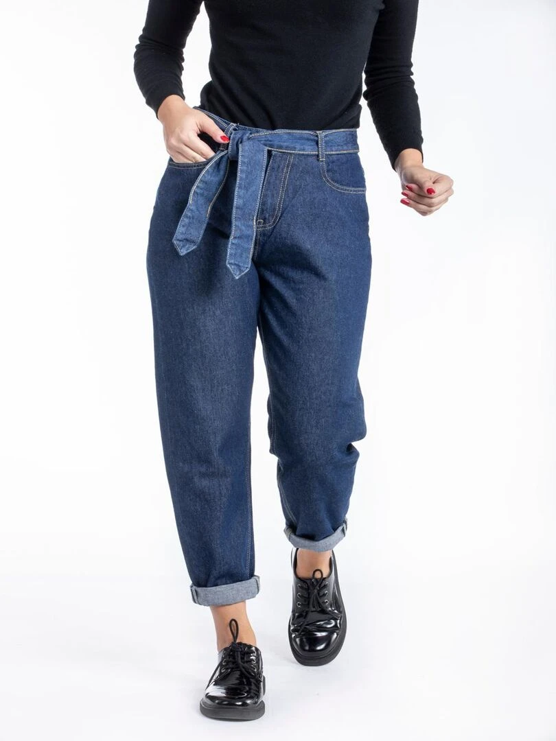 Jeans mom ONOR DENIM 'Rica Lewis' Bleu