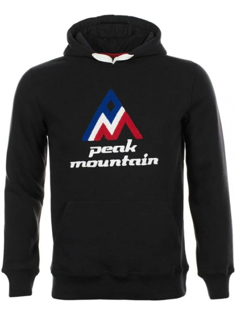 Sweat à capuche homme CODRIVER PEAK MOUNTAIN Noir Noir