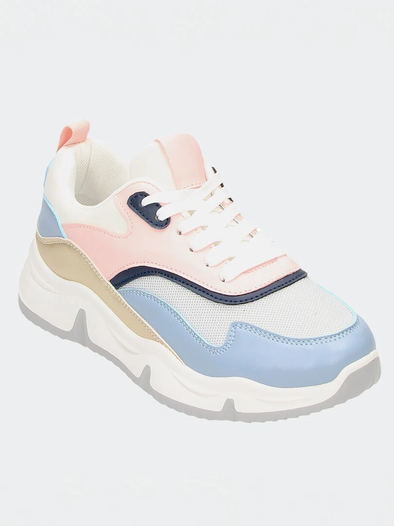 Baskets esprit running Bleu/Blanc