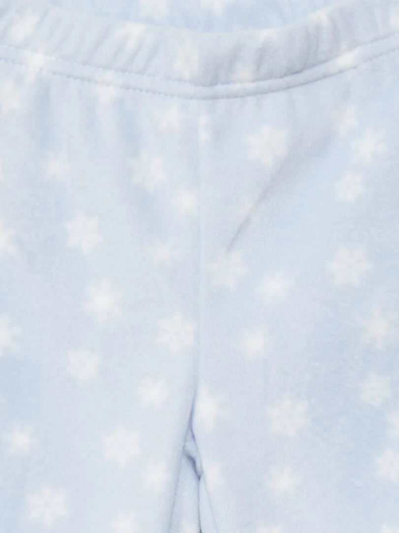 Pyjama long   imprimé 'Olaf'   2 pièces   Bleu ciel