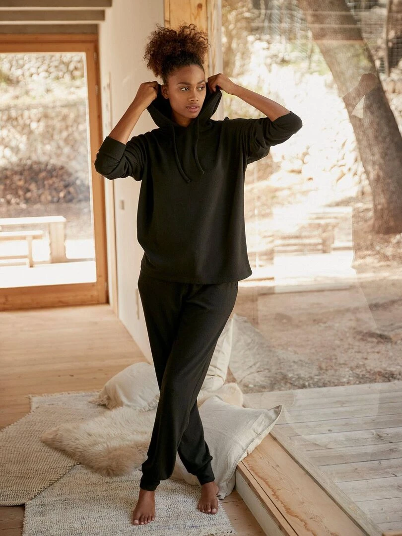 Pantalon loungewear resserré Strick   Noir