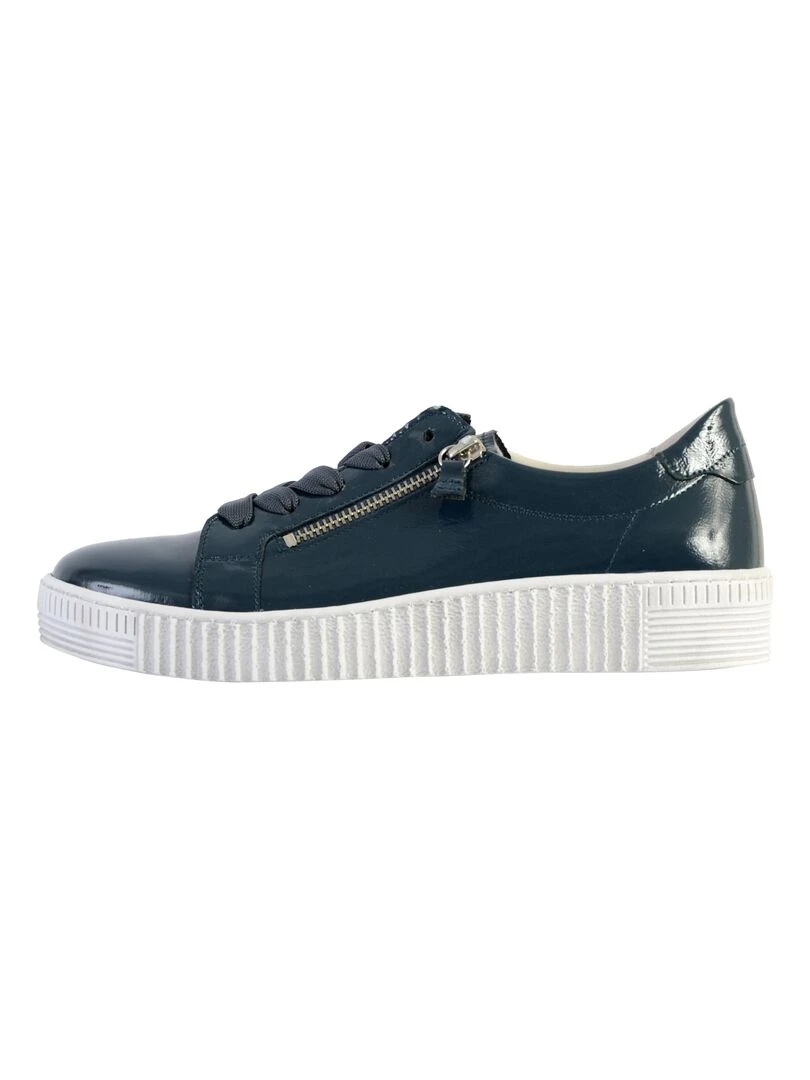 Basket Basse Cuir Gabor Topas Bleu marine