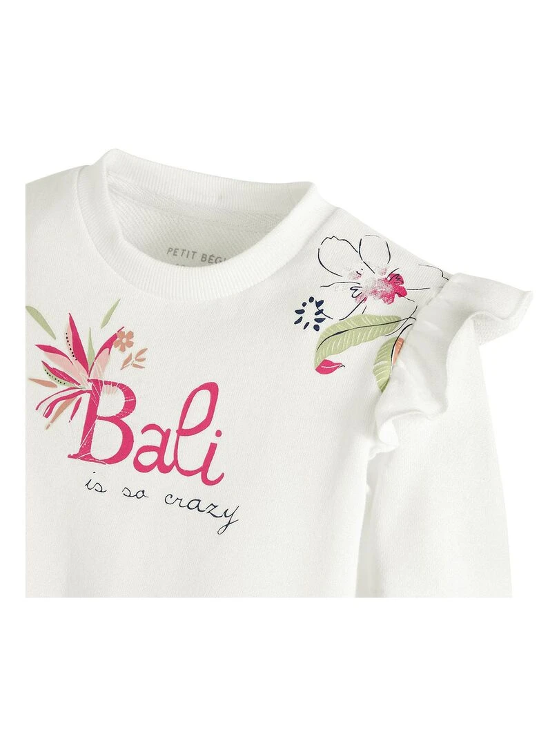 Sweat shirt enfant Olbia   Ecru