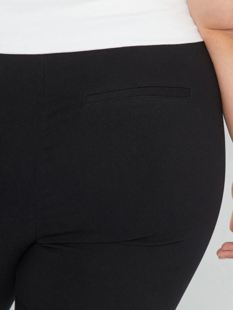 Pantalon skinny taille élastiquée   noir