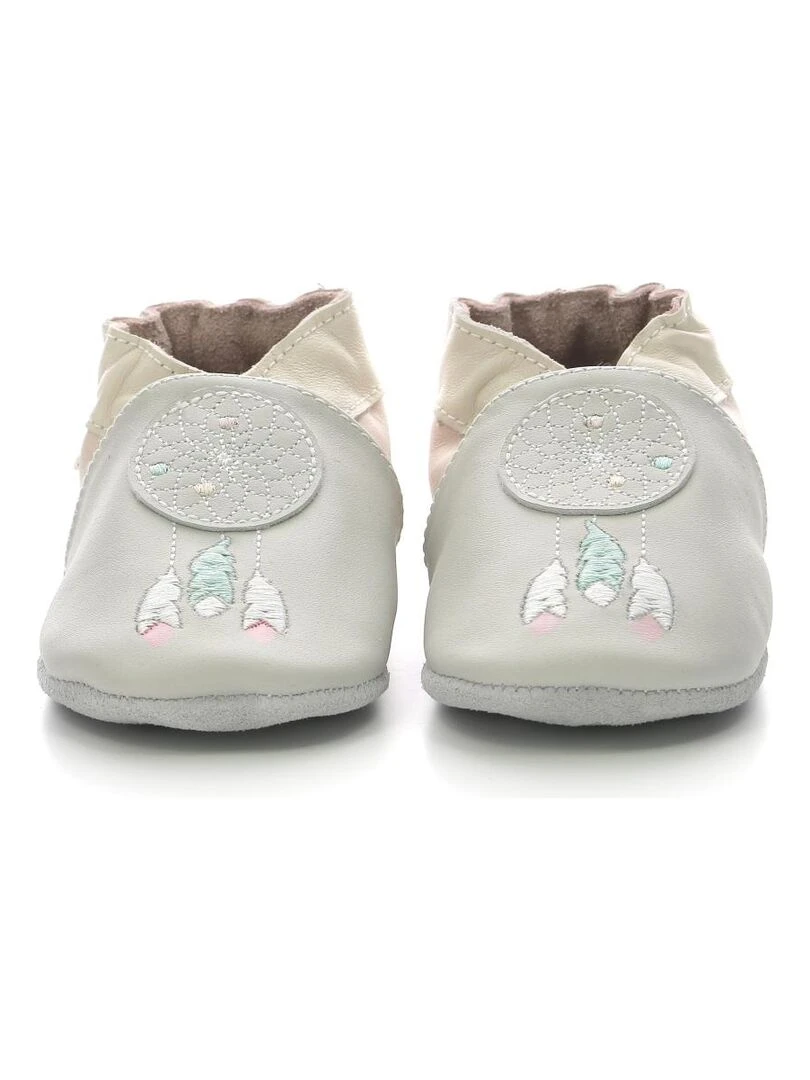 Chaussons Cuir Dream Tacker   Beige
