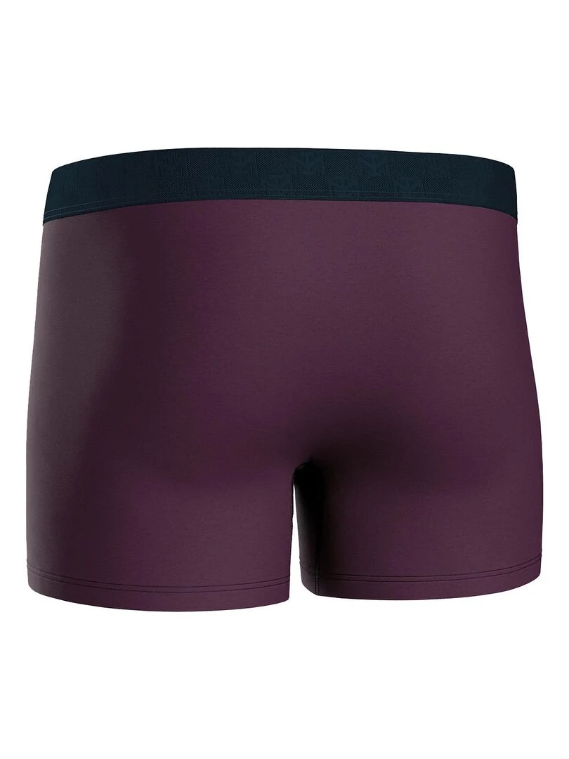 Pack de 3 boxers en coton bio   Rouge