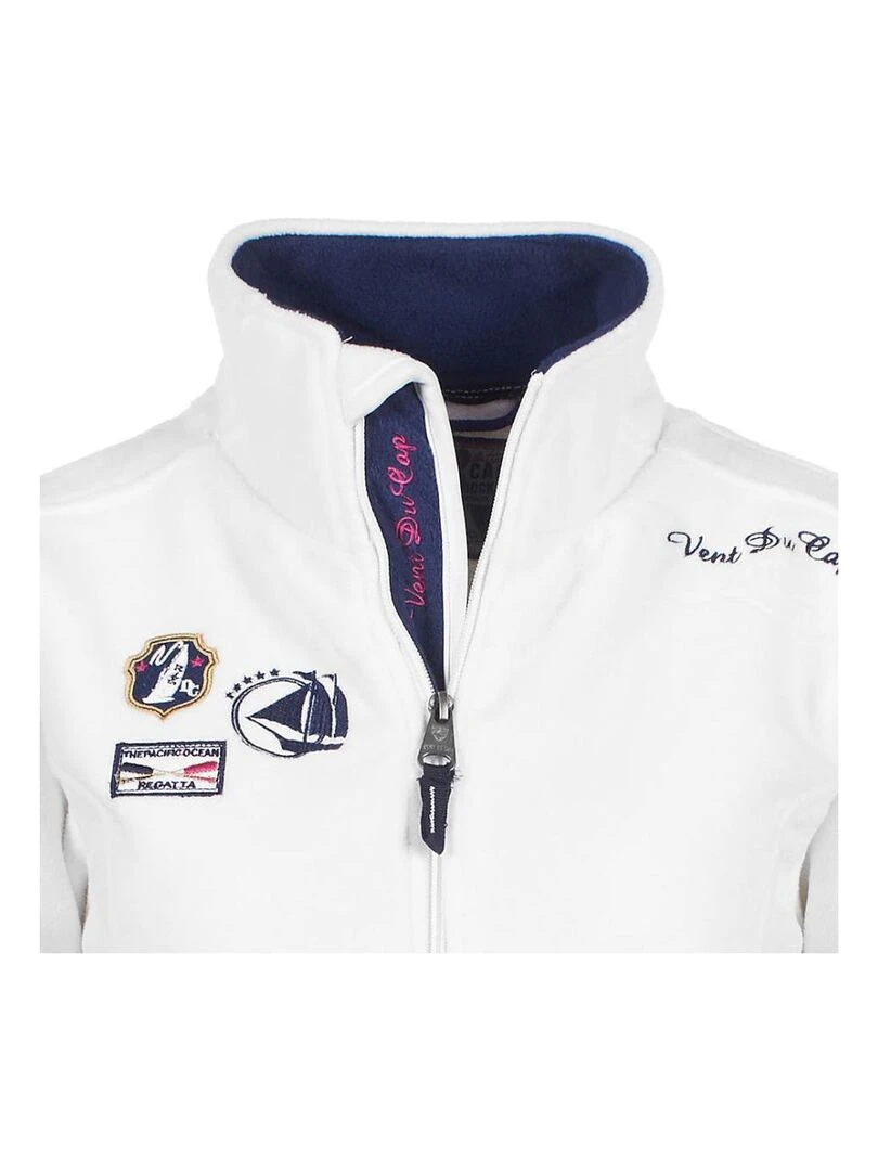 Blouson polaire femme ASPOY   Blanc