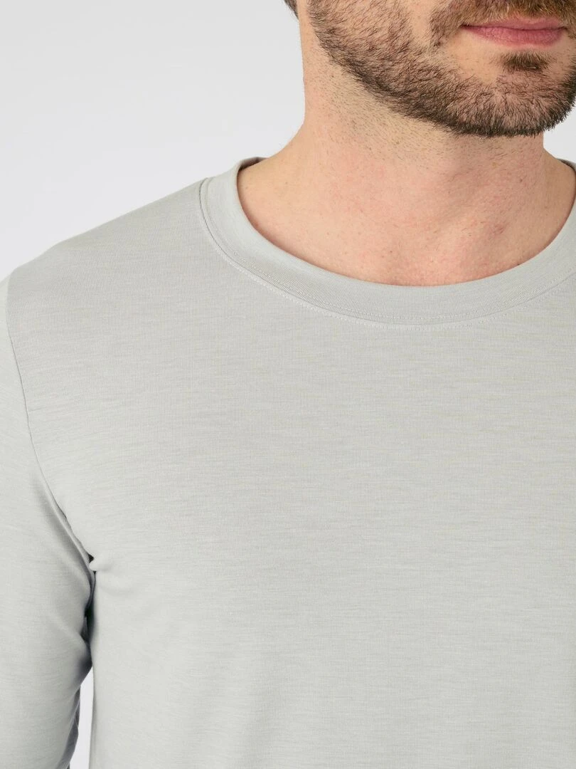 T shirt thermorégulant Damart Gris chiné