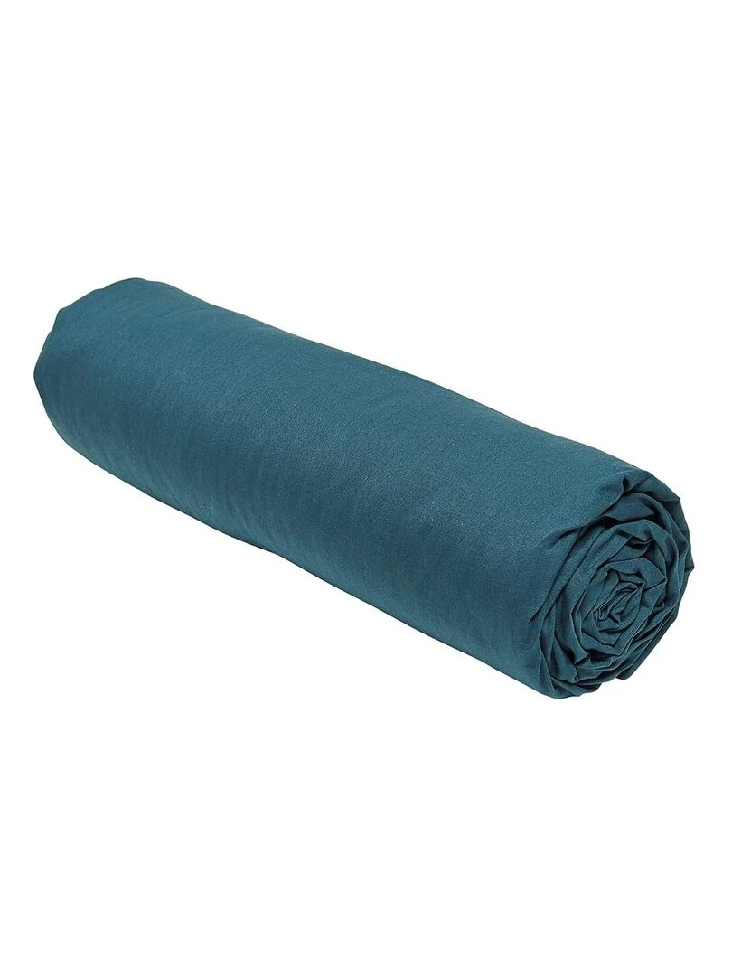 Drap housse pour lit  'ESSENTIAL' 'TODAY'   Vert foncé