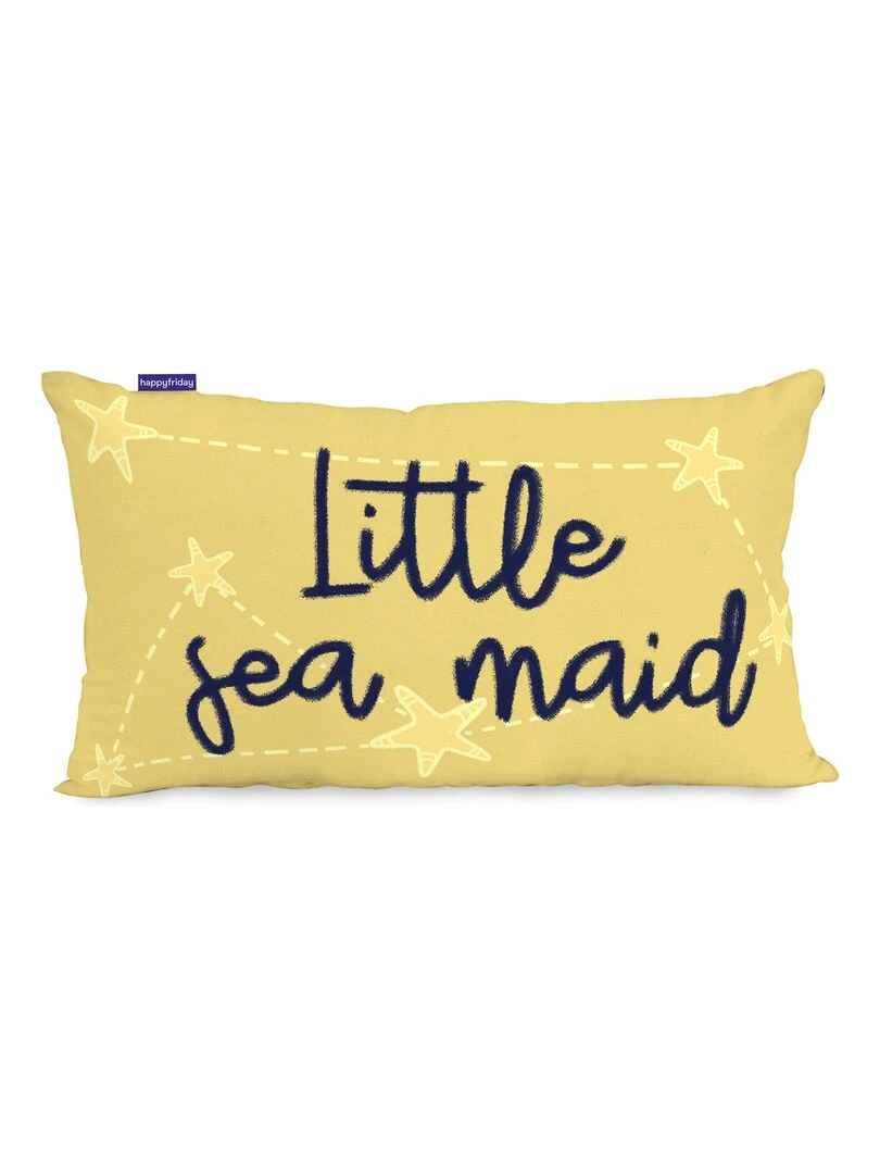 Housse de coussin Happy mermaid "Happyfriday" Blanc