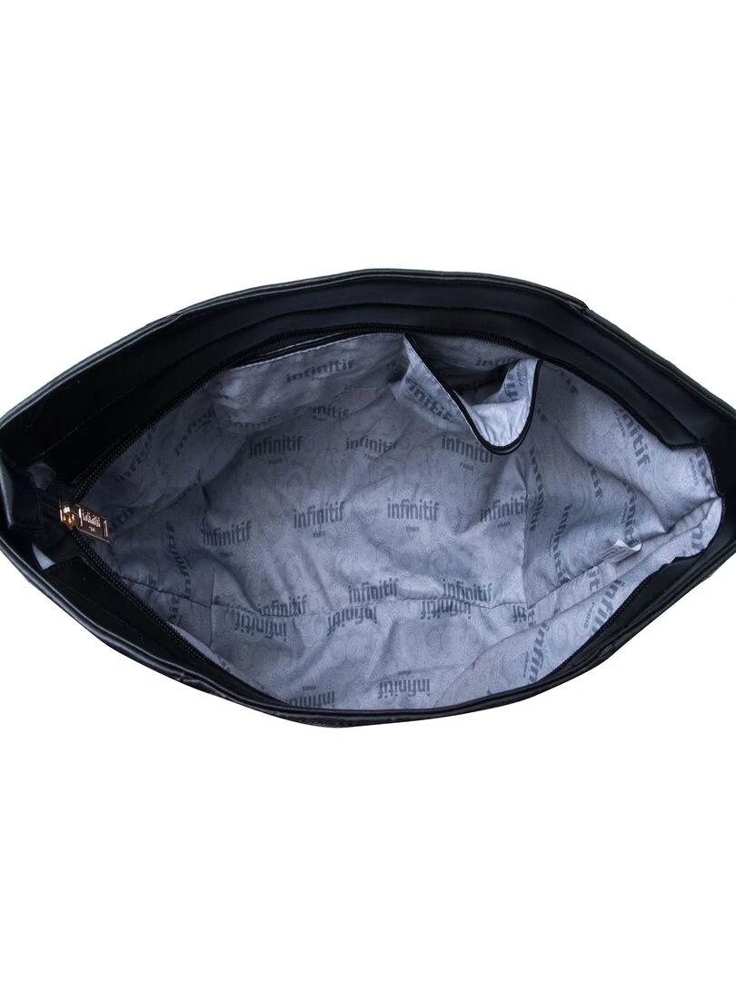 INFINITIF   SAC A MAIN GIROFLEE   Noir