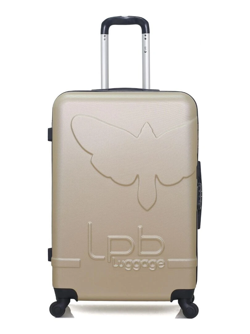 LPB LUGGAGE   SET DE 3 ABS NORINE A 4 ROUES   Beige