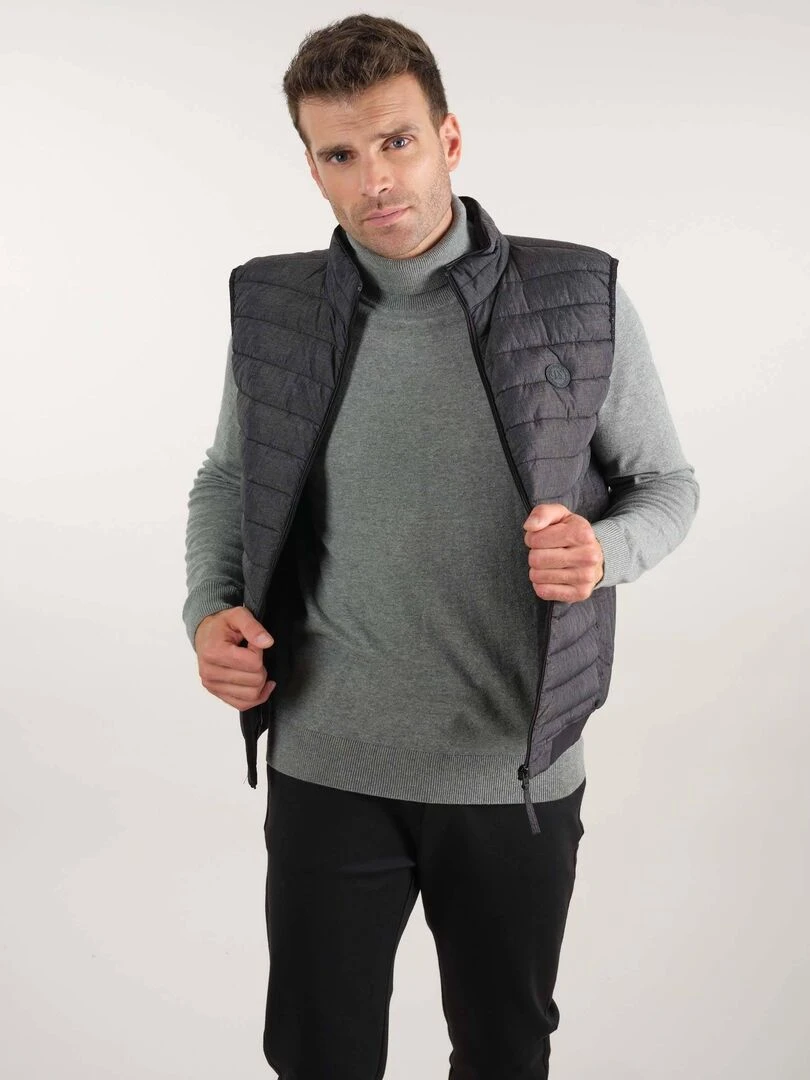 Doudoune sans manche pour homme 'Deeluxe'   Gris foncé