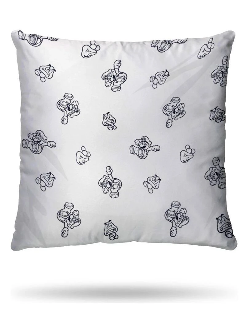 MARIO   Housse de couette Mario Goomba 220x240 cm   Polycoton   Blanc   Blanc