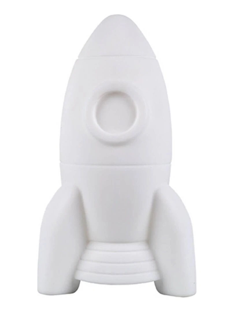 Veilleuse tactile fusée Apollo (19 cm) Blanc